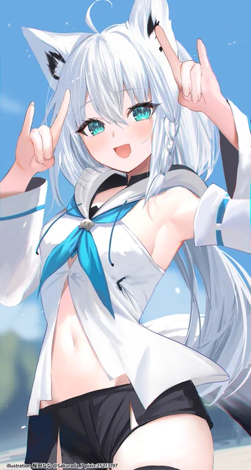 こん!!! #絵フブキ