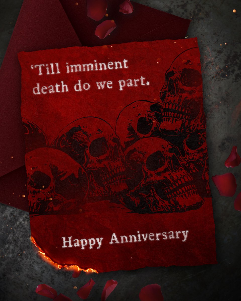 From our blackened hearts to yours: Happy 2nd Anniversary 🖤😈