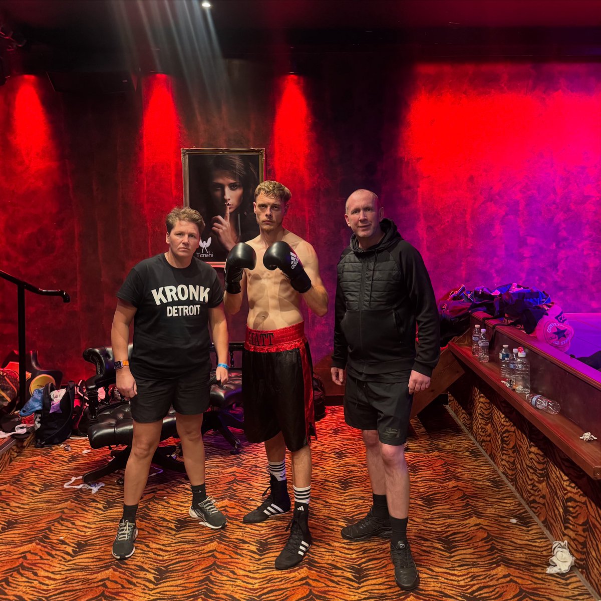 Last nights show at the casino rooms in Rochester. 2 tough bouts. 1 win and 1 defeat. Proud coach 🥊🥊🥊🥊