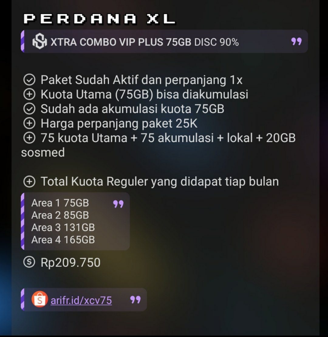 MAN | Kuota Paket XL Akrab | CV pulsa Axis XL tweet media