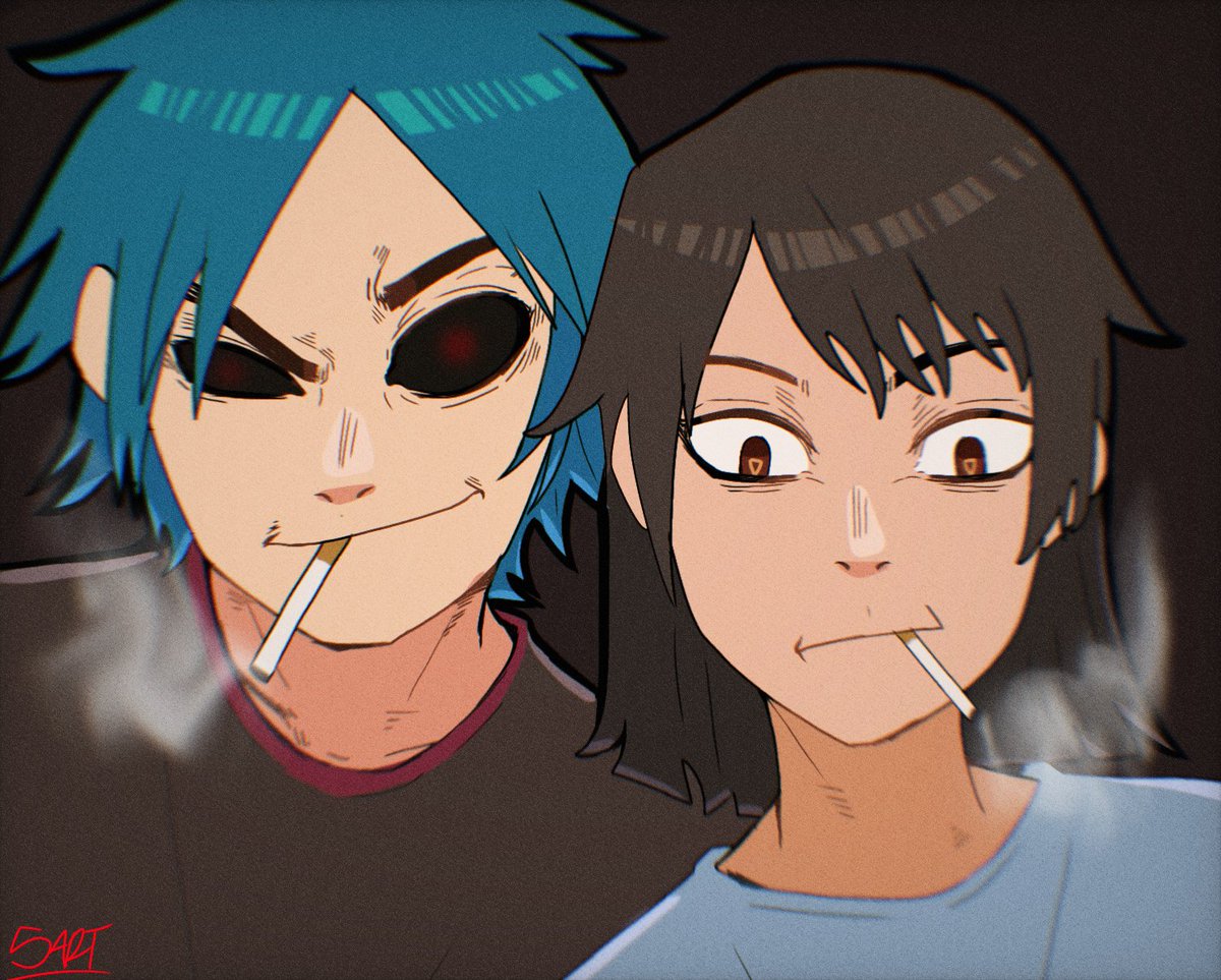 rokokkontol's tweet image. You got a new horizon, it's ephemeral style
A melancholy town where we never smile
And all I wanna hear is the message beep
My dreams, they got her kissing 'cause I don't get sleep, no

#2D #2El #gorillaz #gtwt #yumetwt