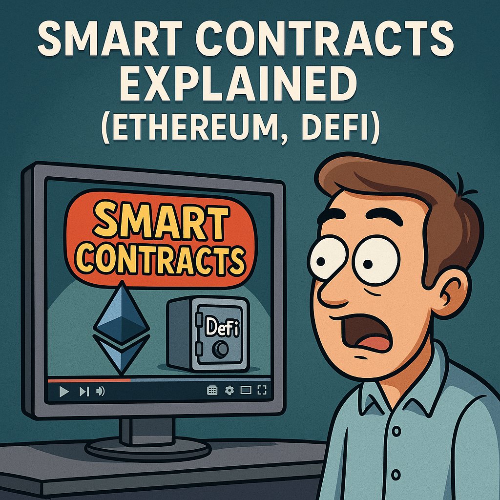 blockchainhqxyz's tweet image. ̌Day 37 of 100: Smart Contracts Explained (Ethereum, DeFi)
Let’s dive into the world of smart contracts and understand how they power decentralised finance (DeFi).
This @finematics video simplifies complex concepts into easy-to-understand visuals, making it perfect for…