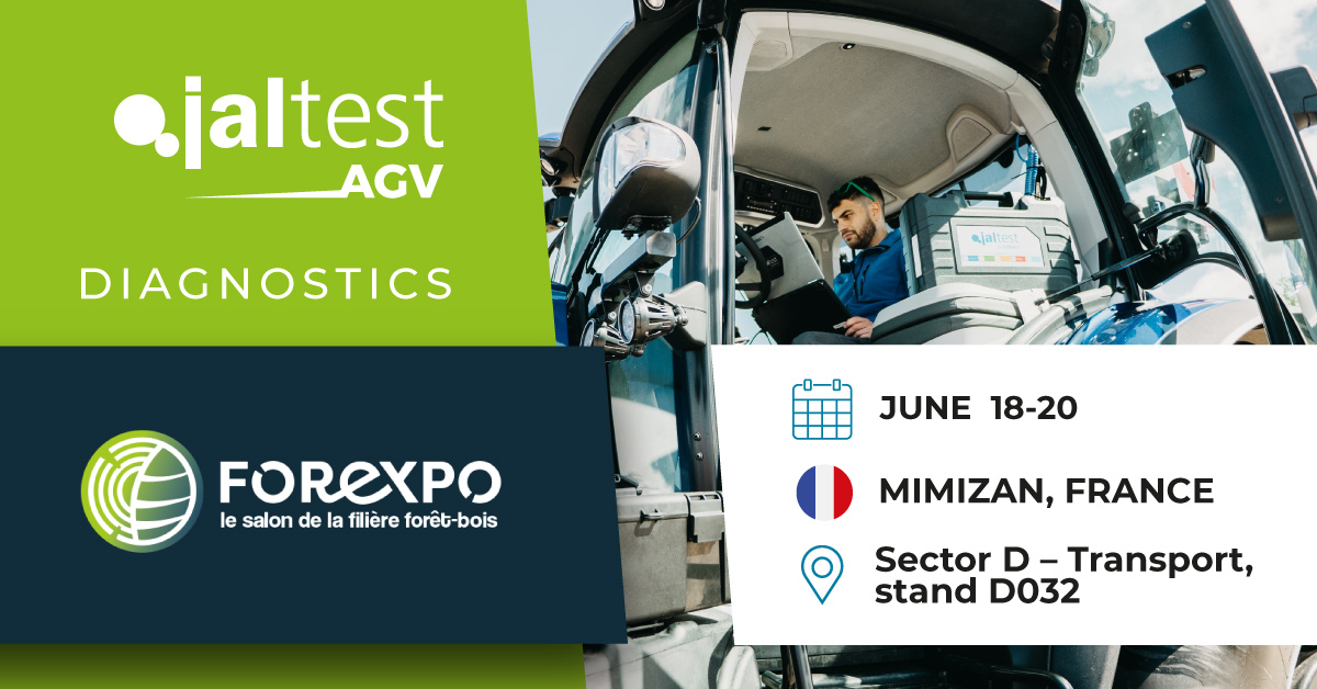 🚜 Only 1 week to go! From June 18 to 20, We're heading to Forexpo 2025 in Mimizan, France, to showcase the most complete multi-brand diagnostics solution for agricultural and forestry machinery.

📍 Visit us at stand D032 (Transport sector)
#Jaltest #JaltestDiagnostics #Cojali