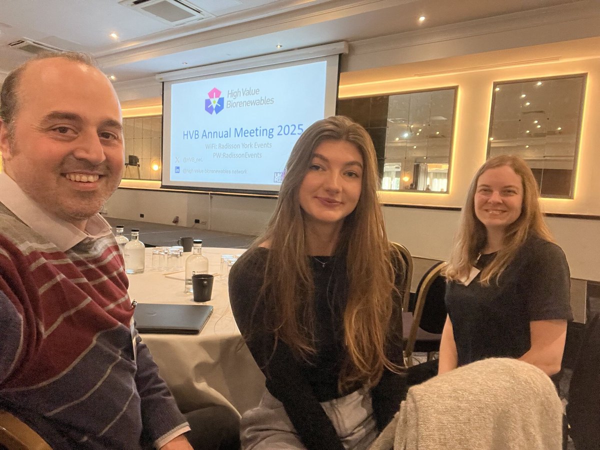 MauroRin85's tweet image. Great to be at the final @HVB_net Annual Conference! Excited for two days packed with inspiring science and innovation in industrial biotech and the bioeconomy.
🧪🌱 #Bioeconomy #Biotech #TeamScience