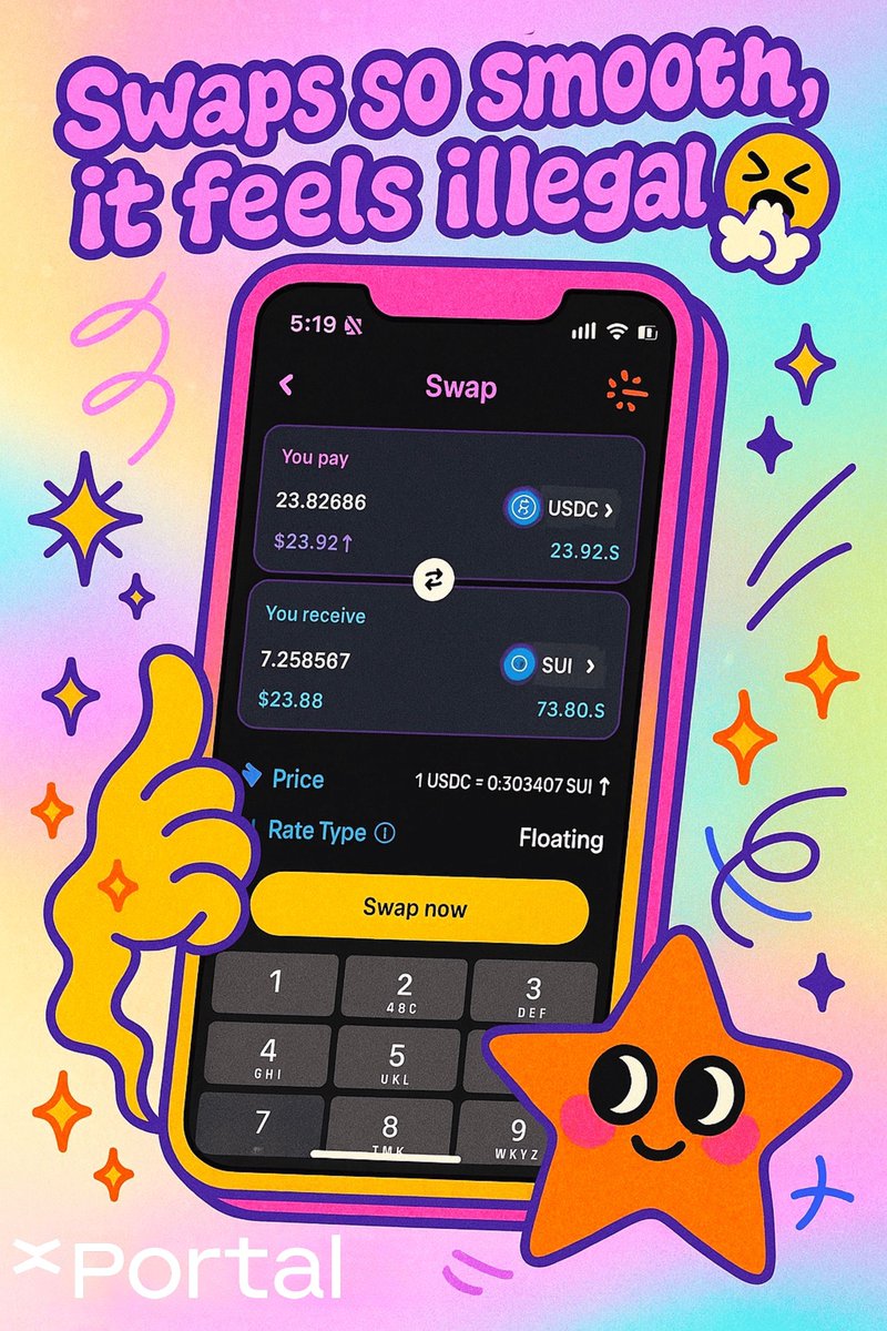 Swaps so smooth, it feels illegal 😮‍💨

50k+ tokens. 10 chains. One app: xPortal.

P.S. Design team was busy, so we used AI.