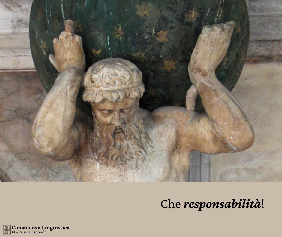Sono arrivate in redazione alcune domande che riguardano il termine responsabilità: qual è la sua etimologia? Quali sono i suoi significati? Qual è il rapporto con il termine colpa? La risposta di Raffaella Setti: bit.ly/responsabilità…
