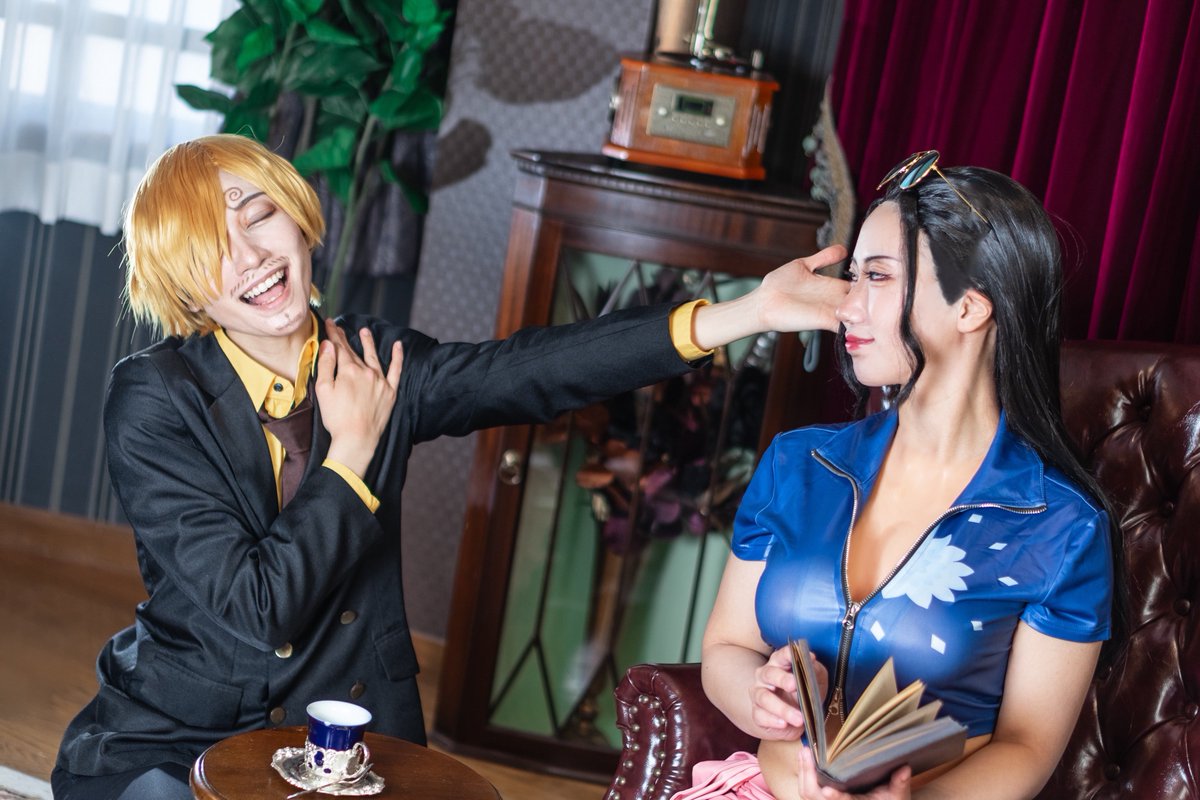 ✒︎ 𝖮𝖭𝖤 𝖯𝖨𝖤𝖢𝖤 -Cosplay-

　　　𝖱𝗈𝖻𝗂𝗇 &amp; 𝖲𝖺𝗇𝗃𝗂 💐

♡*:;;;;;:*:;;;;;:*♡*:;;;;;:*:;;;;;:*♡

𝗉𝗁𝗈𝗍𝗈 𝖻𝗒 <a href="/78kg72kg/">力石</a> 
#幸せサンジは夢の中