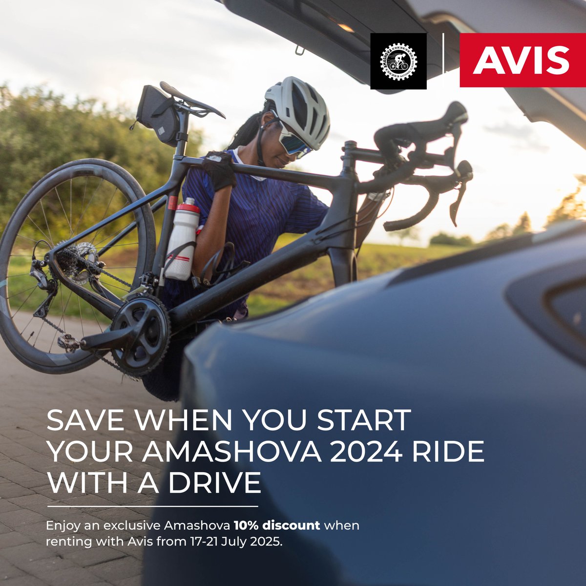 Amashova (@amashova) on Twitter photo As the official car rental and mobility partner, <a href="/AvisSouthAfrica/">Avis Southern Africa</a> is offering an exclusive 10% discount on rentals taken during the 17-21 July 2025 period. Simply use the code AWD C765302 when making your booking to enjoy this offer. Click here avis.co.za/drive-avis/traโฆ
Ts&Cs apply As the official car rental and mobility partner, <a href="/AvisSouthAfrica/">Avis Southern Africa</a> is offering an exclusive 10% discount on rentals taken during the 17-21 July 2025 period. Simply use the code AWD C765302 when making your booking to enjoy this offer. Click here avis.co.za/drive-avis/traโฆ
Ts&Cs apply
