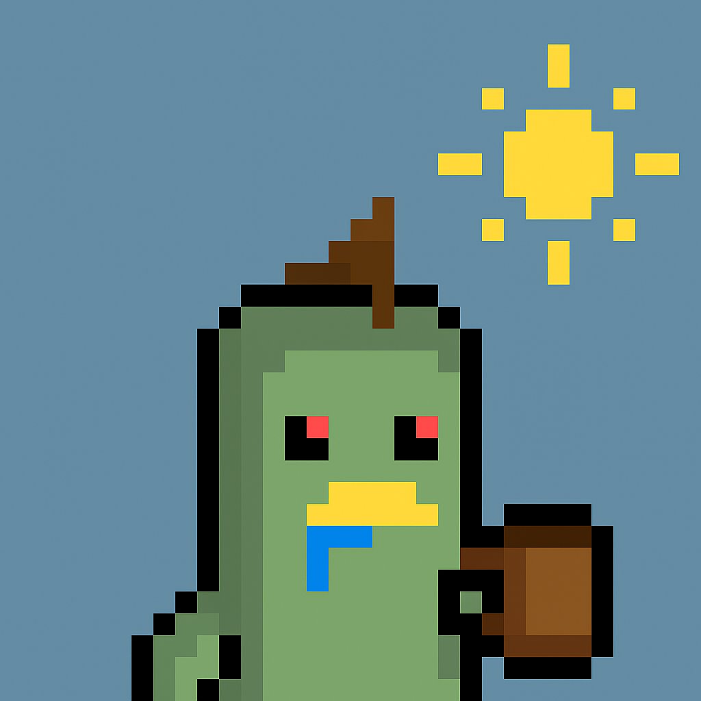 wake up, drop pixels, repeat.
gm from the PengPunks 🐧🧷