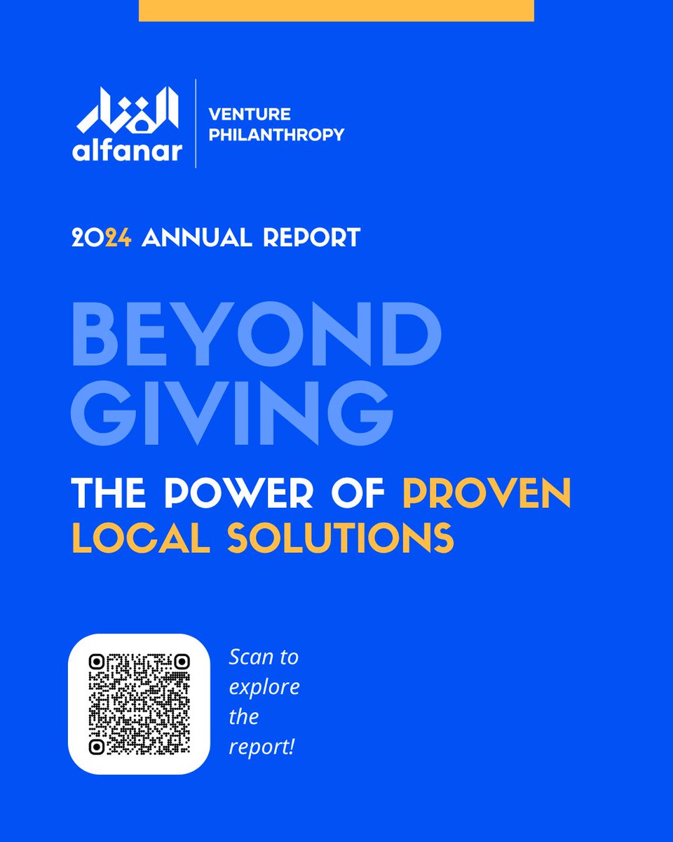 Why read Alfanar’s 2024 Annual Report?

Because locally-led solutions across the #Arabworld are scaling — &amp; our data shows how.

FInd out how we've backed social enterprises tackling the region's most pressing challenges. 

Scan QR code or read: uno-admin.prod.unomena.io/media/document…