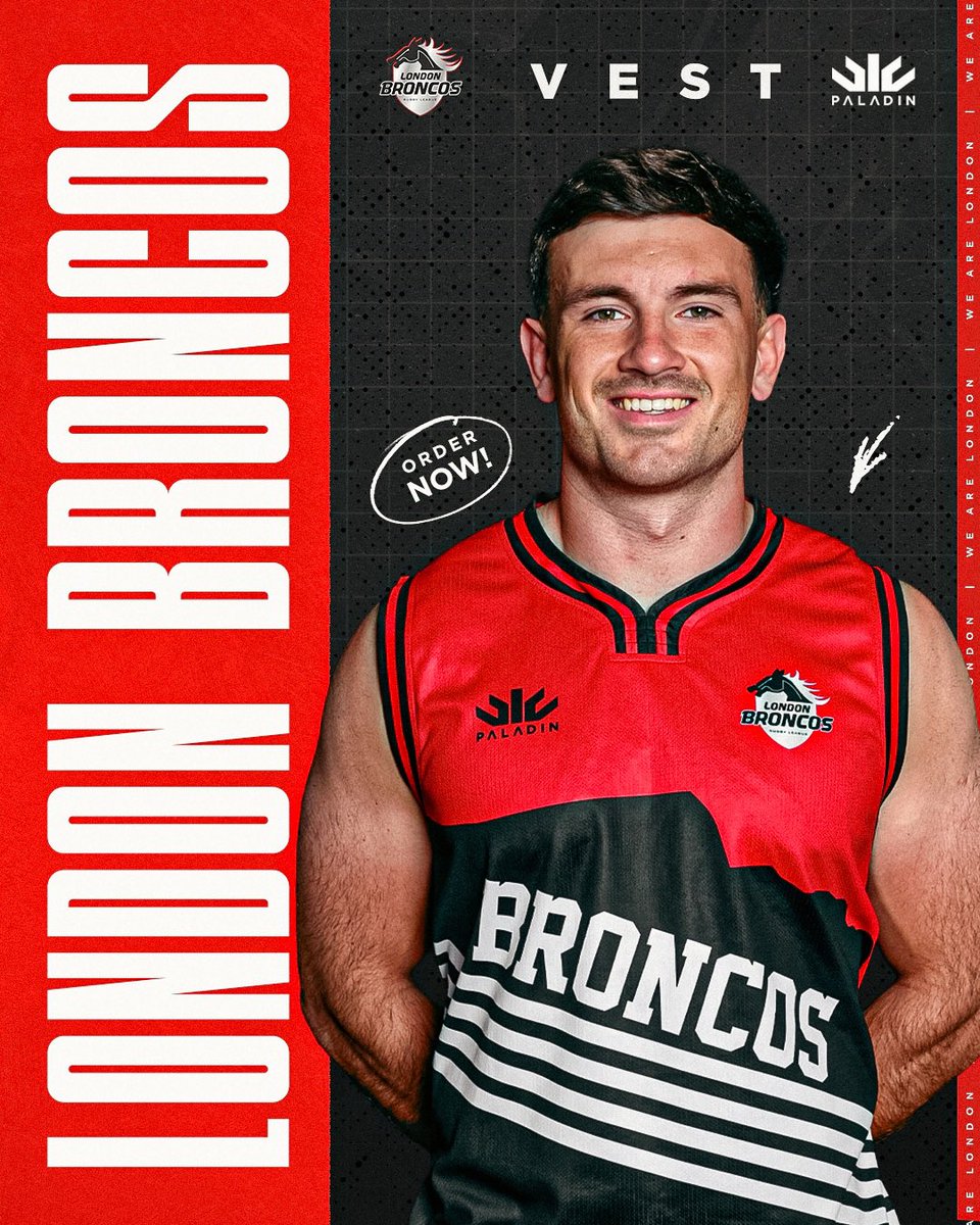 London Broncos (@londonbroncosrl) on Twitter photo π£οΈ| πππ πππ-πππππ πππππ ππππ!!
<a href="/PaladinSprts/">Paladin Sports</a> Bomber Jacket, Vest and <a href="/BroncosWomen/">London Broncos Women</a> Womenβs replica shirts available to pre-order from the link below β¬οΈ
π uk.paladin.sport/collections/loβ¦
Please note the main online shop remains open with all menβs kits and other π£οΈ| πππ πππ-πππππ πππππ ππππ!!
<a href="/PaladinSprts/">Paladin Sports</a> Bomber Jacket, Vest and <a href="/BroncosWomen/">London Broncos Women</a> Womenβs replica shirts available to pre-order from the link below β¬οΈ
π uk.paladin.sport/collections/loβ¦
Please note the main online shop remains open with all menβs kits and other