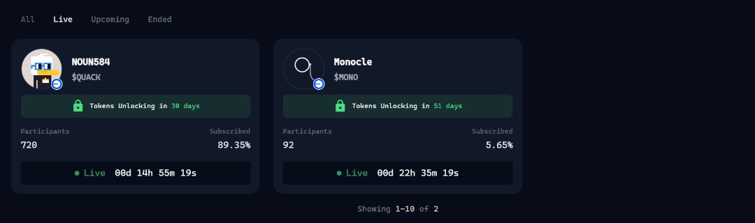 Quick Update on <a href="/virtuals_io/">Virtuals Protocol</a> to start the week

Virgen Points have been updating pretty well and recent launches have been ranging from 5 - 15x.

Last week was not a bad one on Virtuals, Hopefully, this week launches would be much better.

At the moment, two AI Agent launches are