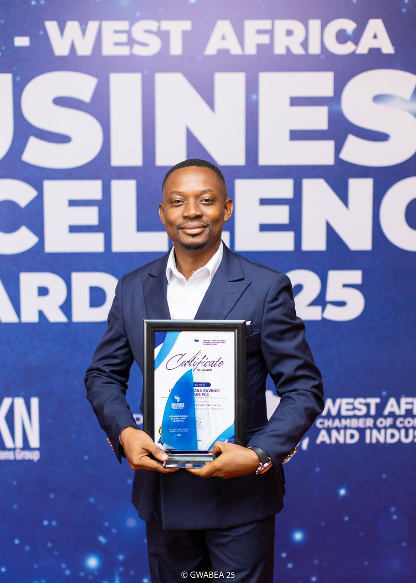 LetshegoGhana's tweet image. Last Saturday at the 8th Ghana-West Africa Business Awards, Letshego Ghana received the &quot;Savings &amp;amp; Loans Brand of the Year&quot; award.

This is a testament to our commitment, making innovative financial solutions accessible to all &amp;amp; the hard work of our PEOPLE!

#GWABEA25 #Letshego