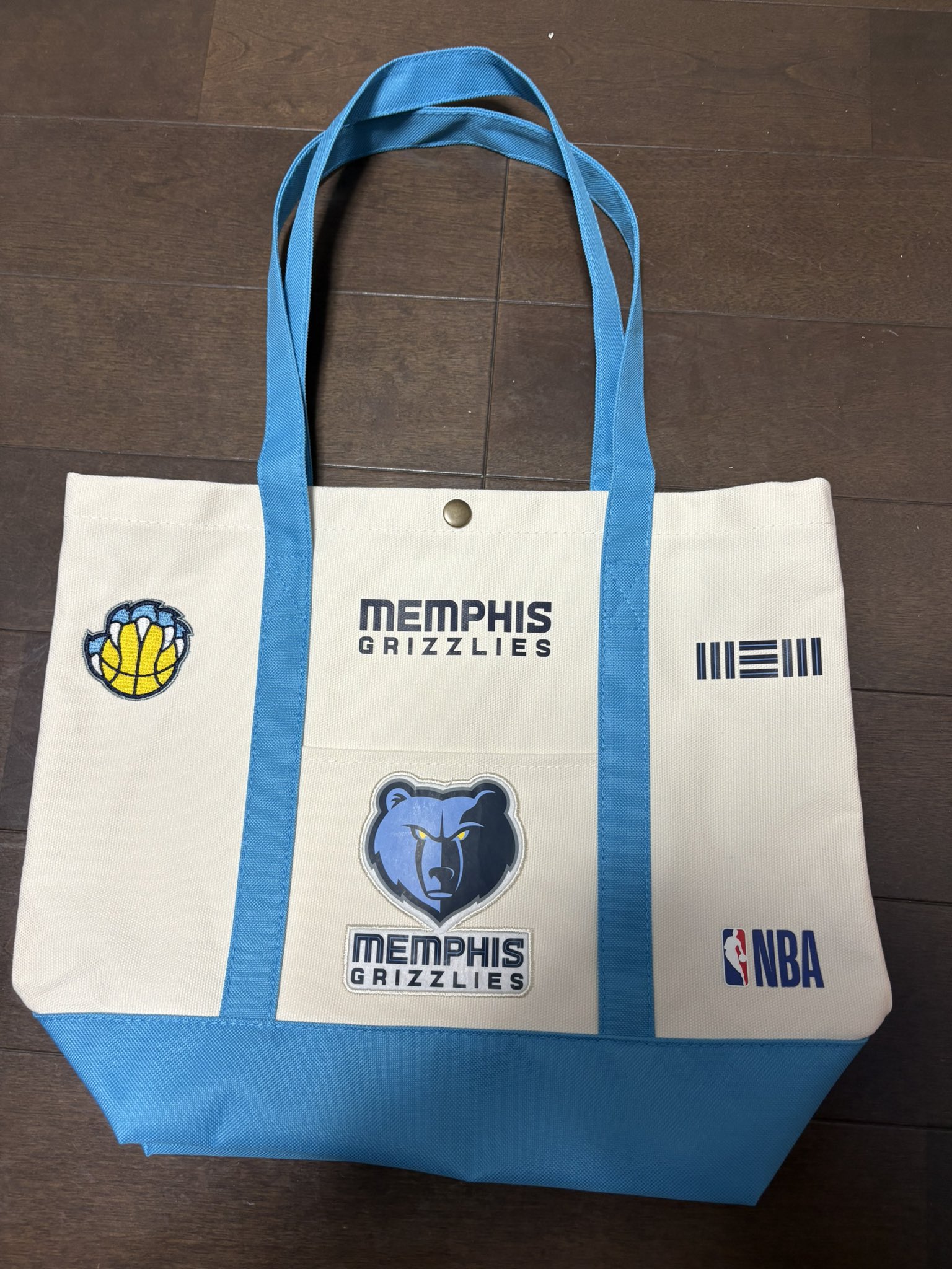 しまむら　NBAロゴリュック＆トートバッグセット（グリズリーズ） しまむら NBAロゴリュック＆トートバッグセット（グリズリーズ