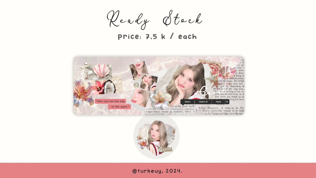 🌺 selamat malam semuanya, aku ada layout ready stock lagi. sudah dapat ava png ya!

📝 free re-text
🛒 7500 (qris only)

#zonauang #zonaba #zonajajan