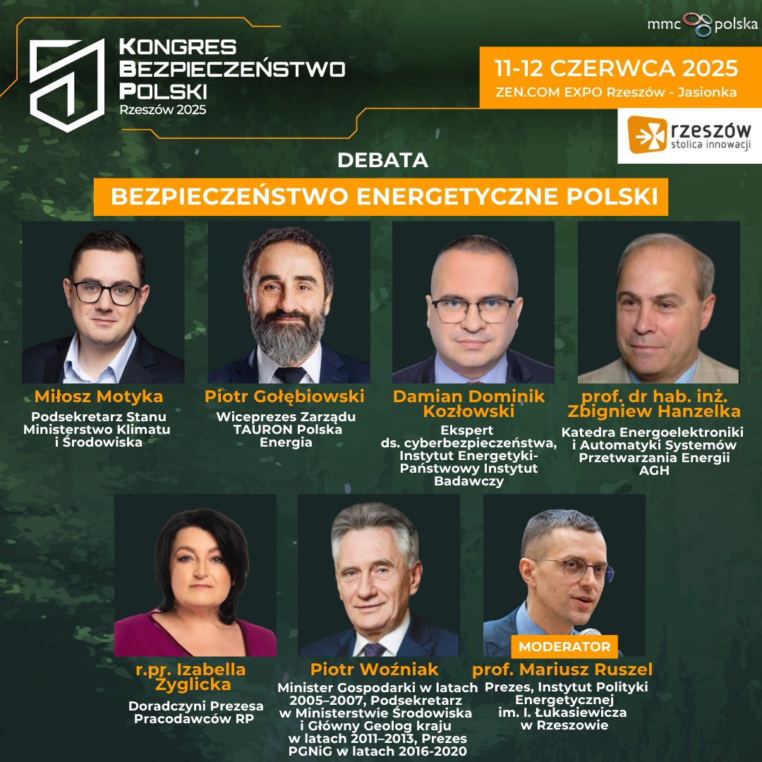 Kongres Bezpieczeństwo Polski (@totalsecuritypl) on Twitter photo Bezpieczeństwo energetyczne Polski. 💥 Debata będzie nie tylko okazją do analizy aktualnych wyzwań, ale przede wszystkim przestrzenią do wypracowania konkretnych rozwiązań, które wzmocnią przyszłość energetyczną naszego kraju. #KBP2025 Bezpieczeństwo energetyczne Polski. 💥 Debata będzie nie tylko okazją do analizy aktualnych wyzwań, ale przede wszystkim przestrzenią do wypracowania konkretnych rozwiązań, które wzmocnią przyszłość energetyczną naszego kraju. #KBP2025
