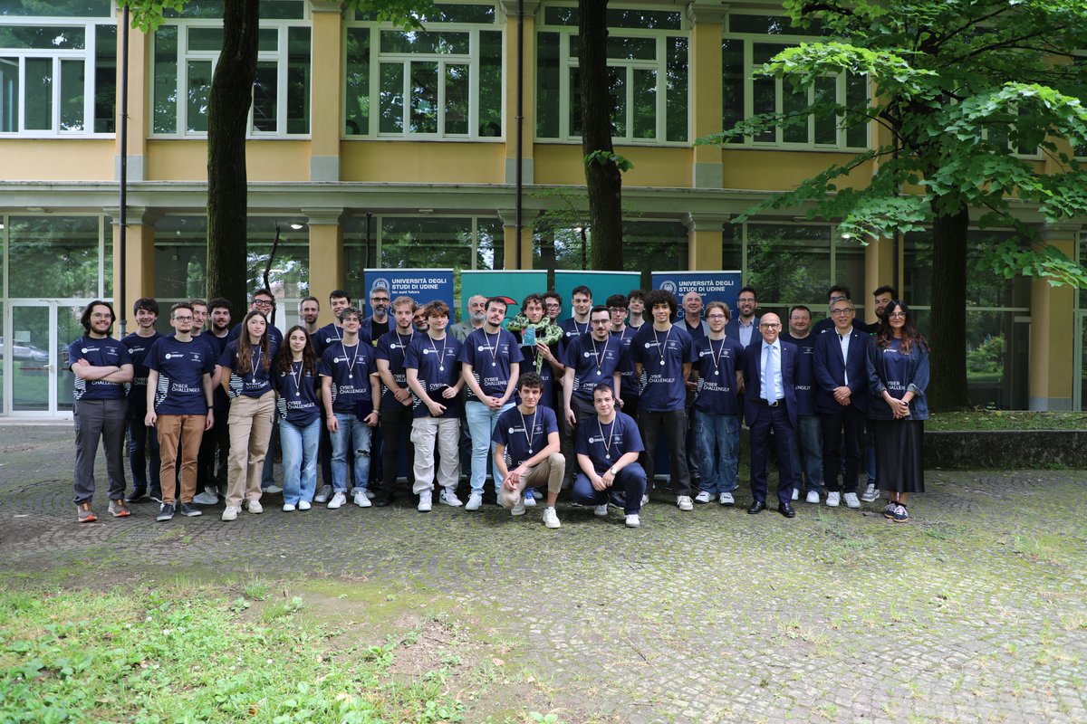 Università di Udine (@uniud) on Twitter photo 👨💻 <a href="/CyberChallengIT/">CyberChallengeIT</a>: Uniud premia i talenti della #cybersecurity
Congratulazioni agli studenti universitari e delle scuole superiori che hanno partecipato alla gara locale della competizione per giovani hacker etici promossa da <a href="/CyberSecNatLab/">Cybersecurity National Lab</a>.
➡️ bit.ly/CyberChallenge… 👨💻 <a href="/CyberChallengIT/">CyberChallengeIT</a>: Uniud premia i talenti della #cybersecurity
Congratulazioni agli studenti universitari e delle scuole superiori che hanno partecipato alla gara locale della competizione per giovani hacker etici promossa da <a href="/CyberSecNatLab/">Cybersecurity National Lab</a>.
➡️ bit.ly/CyberChallenge…