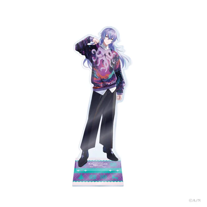 星導のこのワイドパンツスタイル好きなんだよなぁ。超似合ってる。星導ってタッパあるけど薄いやん(ごめん)骨格自体は綺麗なナチュラルなので、それを活かしたボリューミーなシルエットが◎。髪が長いので上に視点行きがちなところを綺麗にバランス取ってますよね。