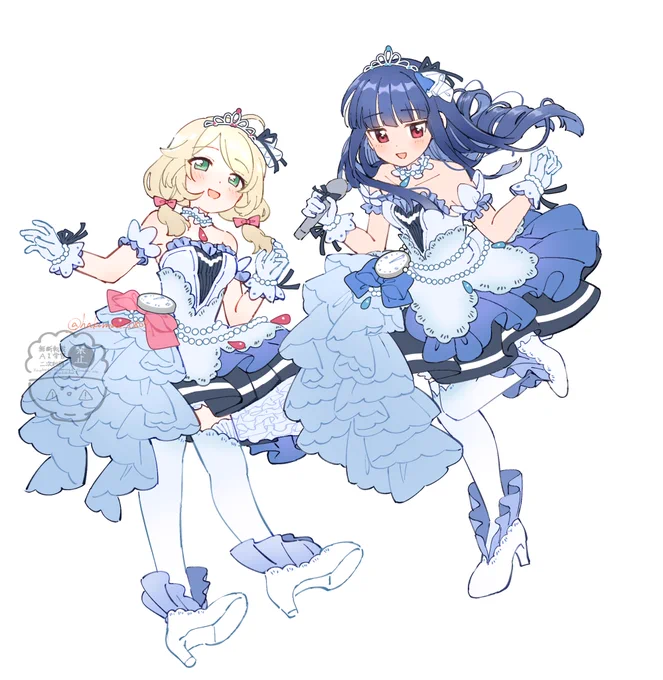 ちょっと雪美ちゃんの肌色直すついでに差分も載せちゃお 手繋ぎverと単体verがあります