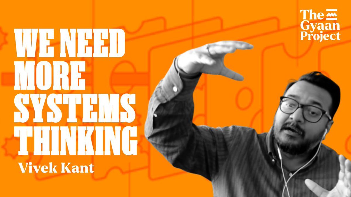 thegyaanproject's tweet image. We Need more systems thinking | Prof. Vivek Kant | #thegyaanproject 
buff.ly/kYXMNoe 

#VivekKant #HumanCentricDesign #SystemsDesign #Engineering #ComplexSystems #DesignSystems #GovernmentServices #DesignThinking #InterdisciplinaryDesign #DefenseDesign