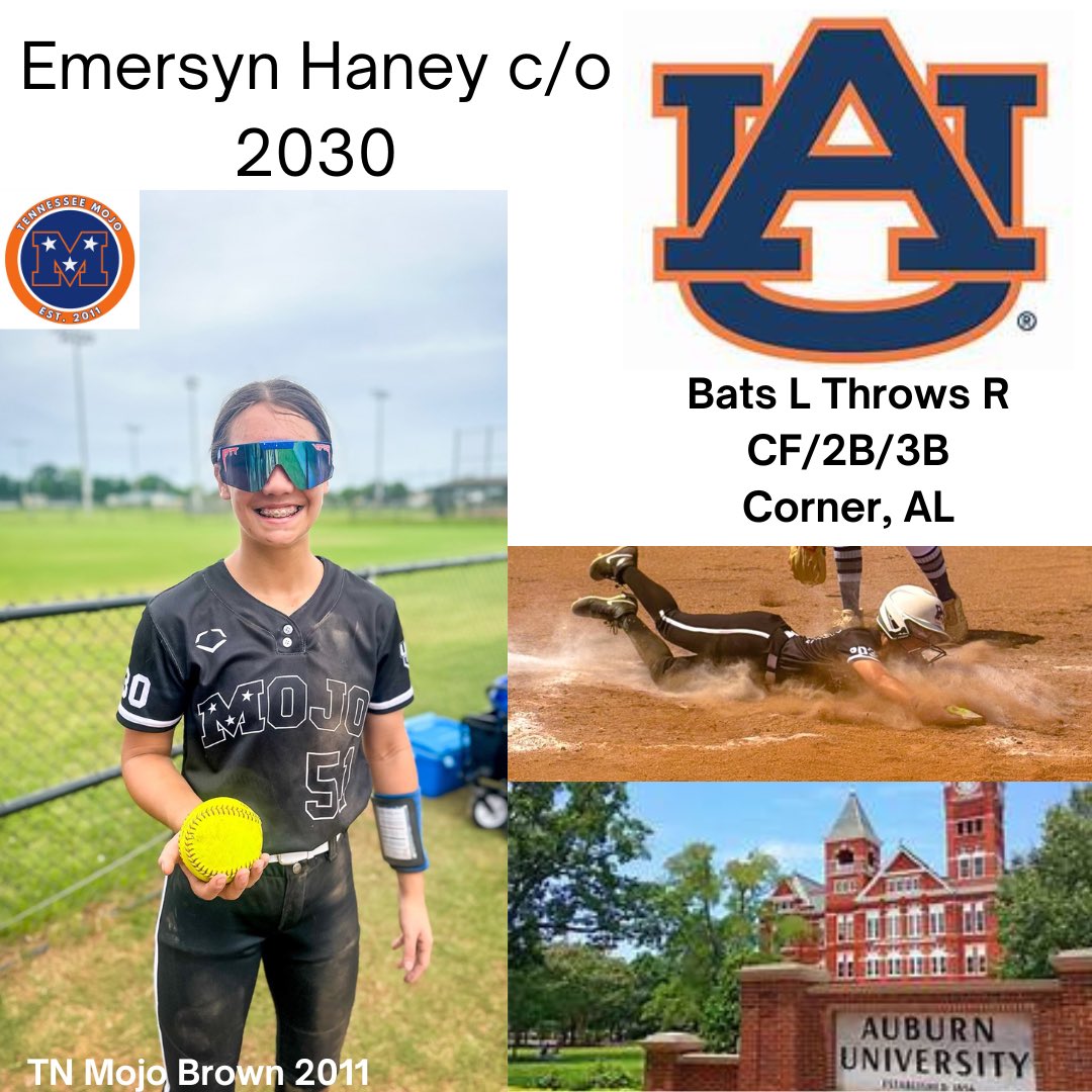 Emersyn Haney 2030 (@emersynhaney51) on Twitter photo Headed to Auburn today for softball camp and couldn’t be more excited! See you soon, Loveliest Village 🧡💙
<a href="/CoachMalveaux/">Chris Malveaux</a> <a href="/KateMalveaux/">Kate Malveaux</a> <a href="/SportPrepX/">SportPrepX</a> <a href="/KayleeHorton13/">Kaylee</a> <a href="/jaspersoftball2/">Jasper Viking Softball</a>
<a href="/tnmojo2011/">TN Mojo 2011 - Brown</a> <a href="/MaxPreps/">MaxPreps</a> <a href="/gatorjack72/">Girls In The Game</a> <a href="/TGETalent/">Top Gun Events-Talent</a> <a href="/AppStorms48176/">Time To Grind</a> <a href="/scan1ansports/">ꜱᴄᴀɴʟᴀɴ ꜱᴘᴏʀᴛꜱ™️</a> <a href="/los_stuff/">Carlos Arias</a> Headed to Auburn today for softball camp and couldn’t be more excited! See you soon, Loveliest Village 🧡💙
<a href="/CoachMalveaux/">Chris Malveaux</a> <a href="/KateMalveaux/">Kate Malveaux</a> <a href="/SportPrepX/">SportPrepX</a> <a href="/KayleeHorton13/">Kaylee</a> <a href="/jaspersoftball2/">Jasper Viking Softball</a>
<a href="/tnmojo2011/">TN Mojo 2011 - Brown</a> <a href="/MaxPreps/">MaxPreps</a> <a href="/gatorjack72/">Girls In The Game</a> <a href="/TGETalent/">Top Gun Events-Talent</a> <a href="/AppStorms48176/">Time To Grind</a> <a href="/scan1ansports/">ꜱᴄᴀɴʟᴀɴ ꜱᴘᴏʀᴛꜱ™️</a> <a href="/los_stuff/">Carlos Arias</a>