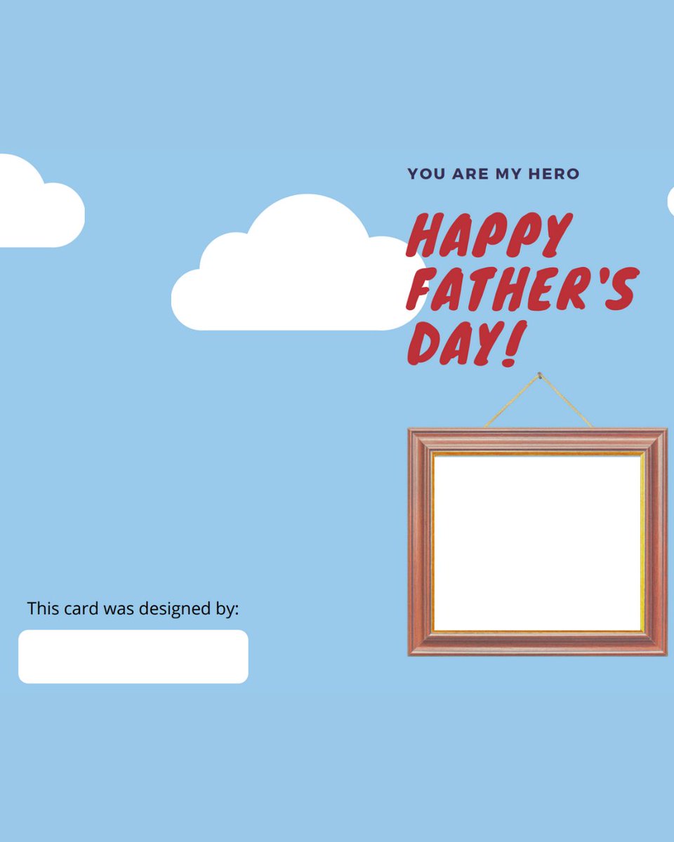 It’s time for some Art and Craft ahead of Father’s Day!  This printable card can be made special with a drawing or photograph of Dad in the frame.

Resource:
middletownautism.com/files/shares/R…