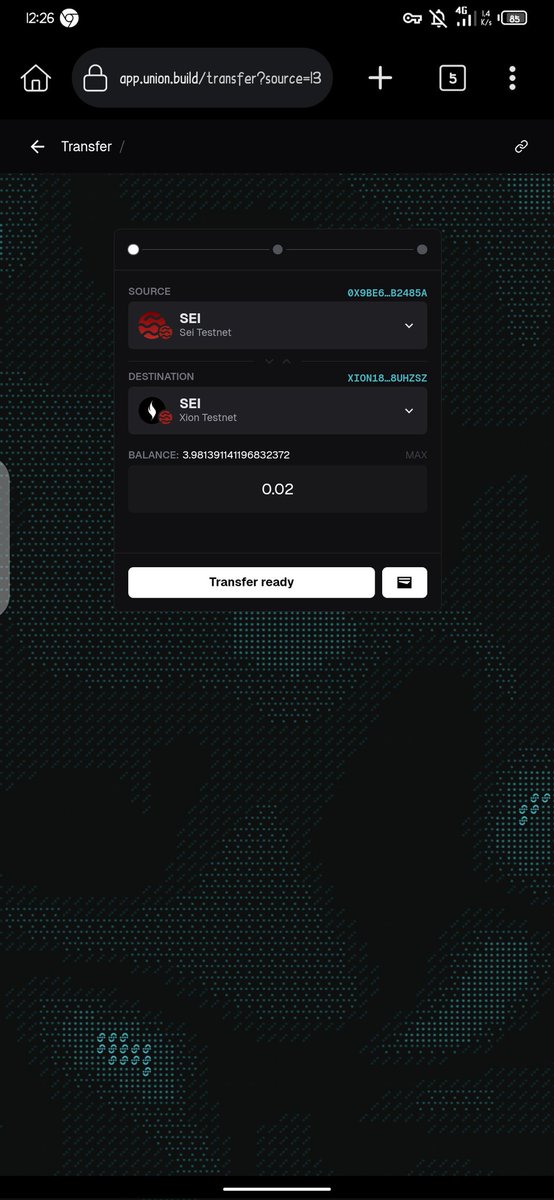 Raredivinity09's tweet photo. Day 1 interactions on Union v2.
complete your Xion tasks, did 50 txn now for testing will do more today, here’s a quick tip:
 Request faucet here using your eth wallet https://t.co/zw8NVfxNaF
 Route link 🔗 https://t.co/Og7yCNQs6r
Transfers is so fast ⏩ 
Zkgm 🫴🏼fans. https://t.co/h8hXXCGfnG