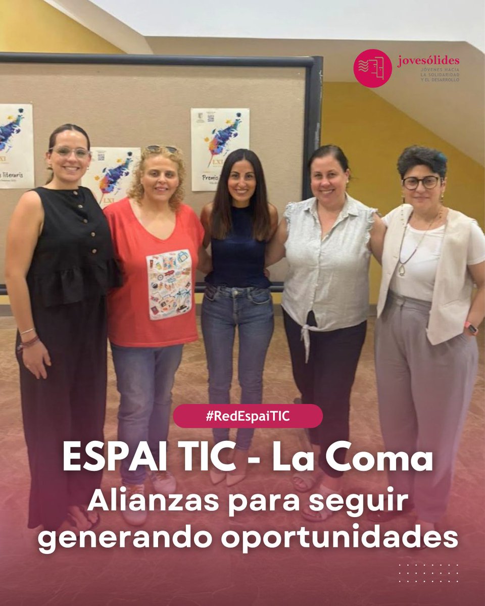 Esta mañana desde Jovesólides nos hemos reunido con @<a href="/isabelsg89/">Isabel Segura García</a>, Teniente de Alcalde de Garantía Social, Igualdad y Tradiciones, y con Andrea López, Concejala de Inclusión Social del <a href="/AytoPaterna/">Ayuntamiento Paterna</a>, en el marco del proyecto Espai TIC.

Ha sido una reunión enriquecedora para