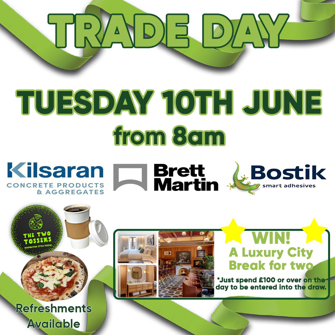 Come down to our Hull branch tomorrow 🎈
Meet the team, check out our range of products and speak directly to the suppliers! With FREE refreshments and FREE prize draws and giveaways, you won’t want to miss out!
