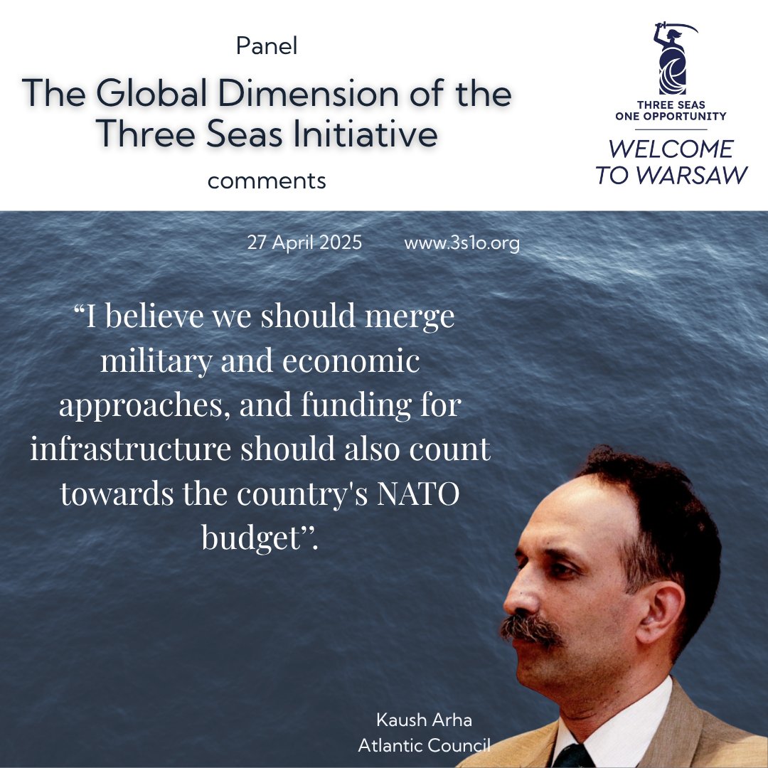 3S1OConference's tweet image. #Insights from the opening panel &apos;&apos;The Global Dimension of the Three Seas Initiative&apos;&apos; @3S1OConference 🌊

#ExpertCommentary #3S1O #WelcomeToWarsaw #SideEvent #3SISummit2025