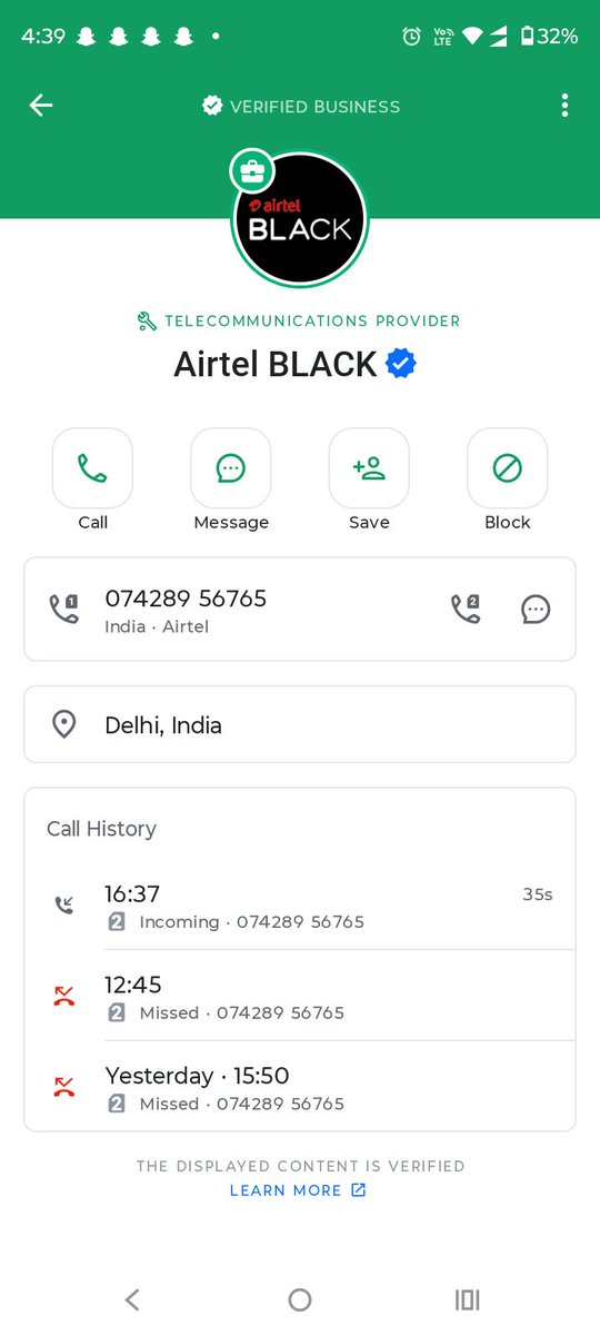 Nishantlfc's tweet photo. @airtelindia Dear Sir,

I am being troubled by your team with continuous calls today I answered the call to tell them that plz dont bother me i am already an airtel black user but no one responded back to me. Is this AI generated calls or by humans?
Snapshot attached @DoT_India @TRAI https://t.co/DSErPKeCyC