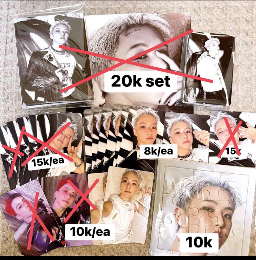 #caratsell hoshi burstday daredevil 8k/ea puzzle 10k my self ver 10k harga bersih jp yaa
