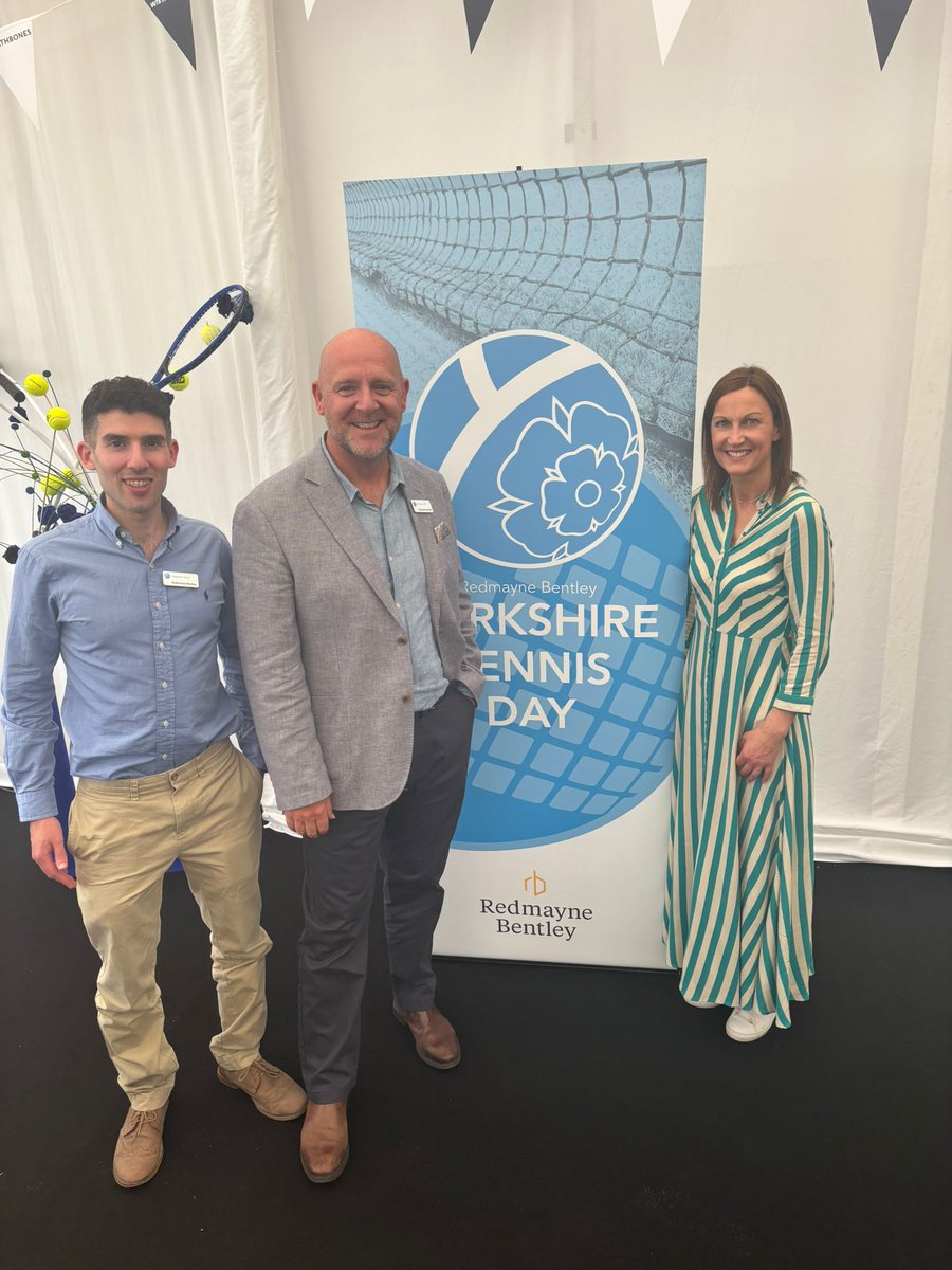 RedmayneLeeds's tweet photo. What an 'Ace' day! 🎾

Hosted in Ilkley the Redmayne Bentley @YorkshireTennis Day was a fantastic opportunity to chat with connections.

We hope everyone enjoyed as much as we did, we look forward to seeing you on the court, when the Yorkshire weather allows!

#YorkshireTennisDay https://t.co/eyMlNLjthw