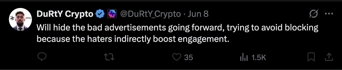 IN TODAYS NEWS: Liars lolz

Durty Crypto blocked us for reporting on the broots/Durty crypto news of the day

#PulseChain is full of posers