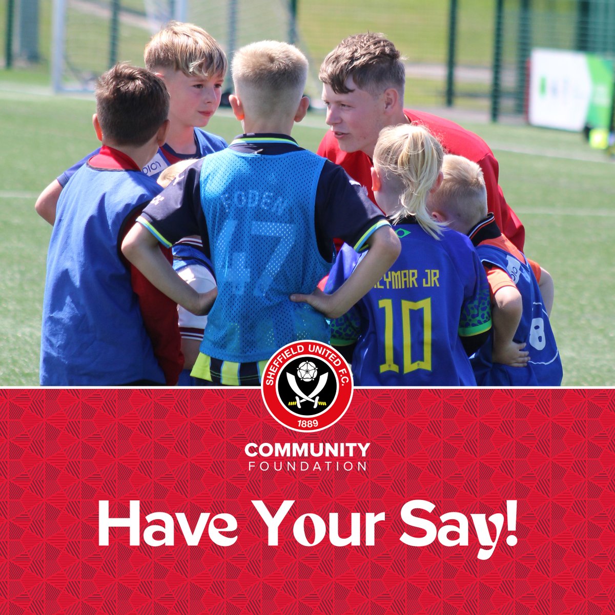🌞 Summer's coming &amp; we're looking to improve our camps! ⚽

Fill out our quick feedback form &amp; you could win 4 tickets to a Blades game at Bramall Lane! 🎟️⚔️

Tickets will be for a Category B/C game &amp; located in the Bramall Lane Upper Tier.

Fill out the form here 👇