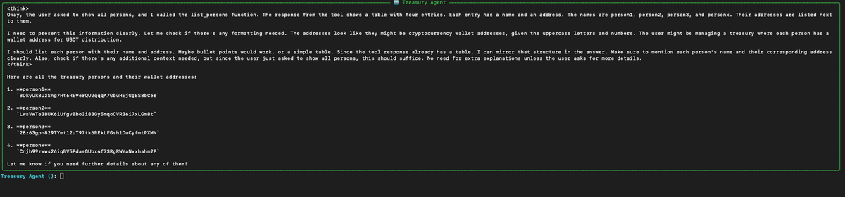 novelecosystem's tweet photo. Ecstatic to see the community's great use of our private beta! The Novel Treasury Agent pulls funds from the ledger using onchain rules without confirmation. It stores and retrieves addresses, then transacts on @soon_svm using the agent wallet by forming instructions with IO intelligence built by @ionet.