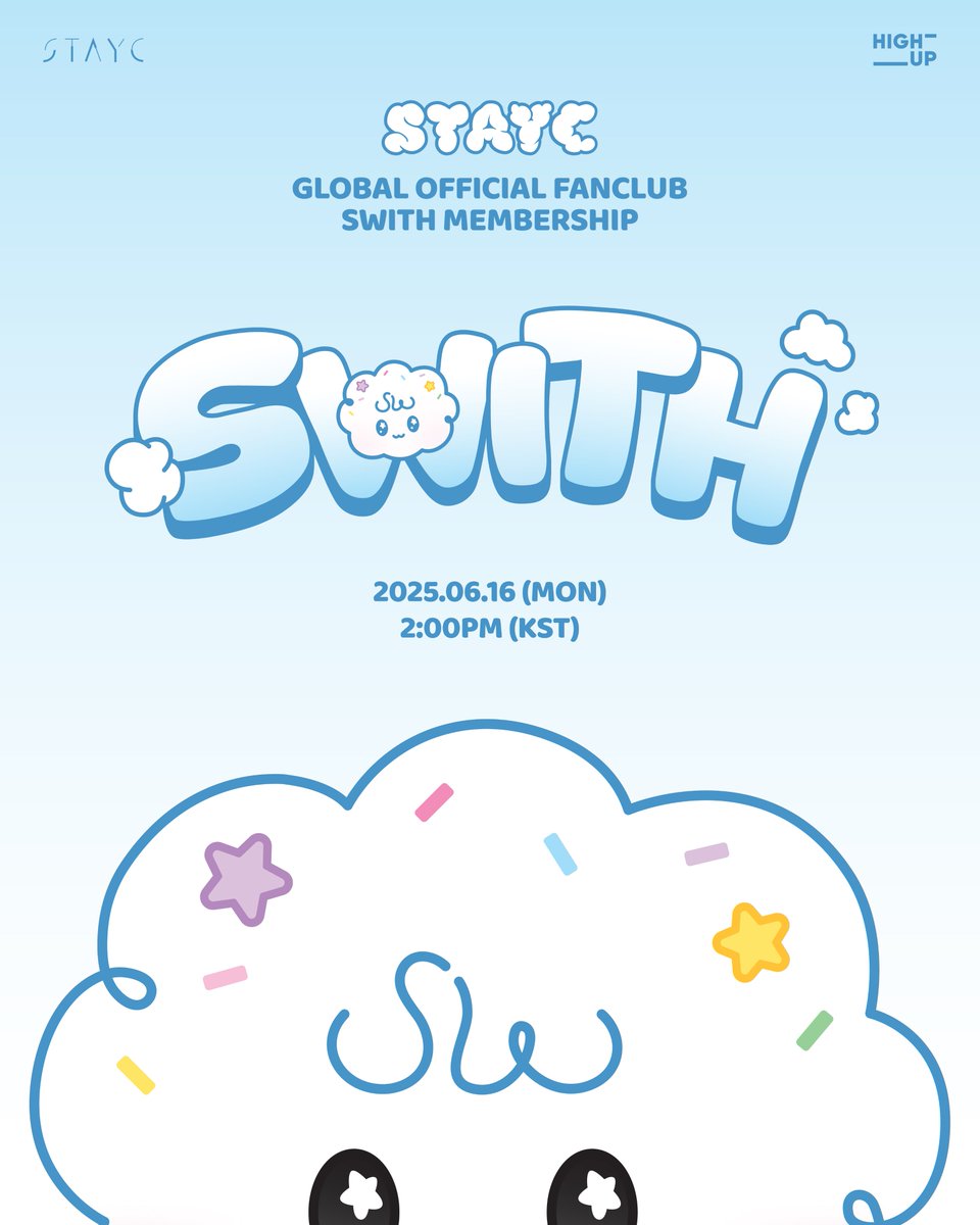 STAYC_official's tweet photo. [📢]
STAYC GLOBAL OFFICIAL FANCLUB
SWITH MEMBERSHIP &amp; KIT 안내
(+ENG/JPN/CHN)

📆 MEMBERSHIP 오픈 일시
2025년 6월 16일(월) 2:00PM (KST)

https://t.co/6rY0JCwSiW

#STAYC #스테이씨
#SWITH #스윗 https://t.co/AUuDaMqVtx
