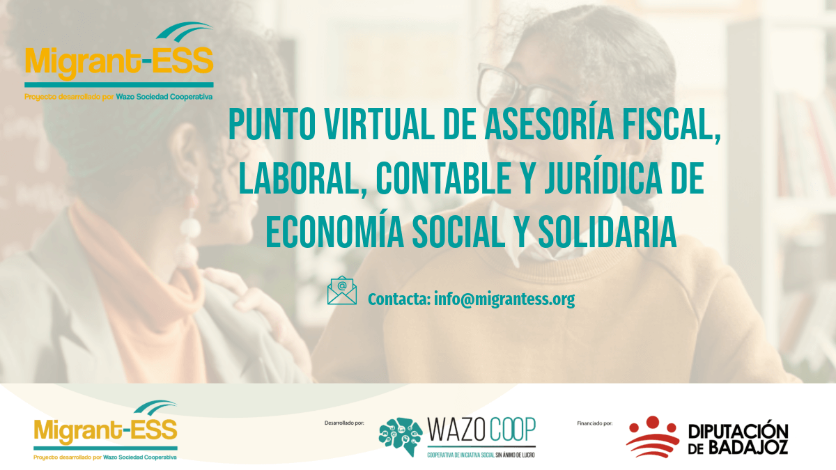 MigrantESS's tweet photo. 📈👩‍⚖️ ¿Necesitas asesoría fiscal, laboral o jurídica? En #MigrantESS ofrecemos un servicio especializado para personas migrantes en la provincia de Badajoz, facilitando su integración legal y económica. ✅
#Asesoría #EconomíaSocial
🔗https://t.co/XMdSAK5X4W https://t.co/KHQucyJNEv