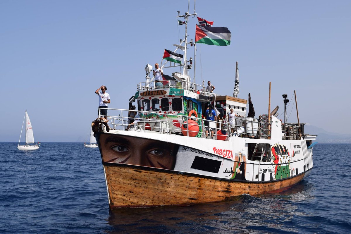 Harry Eccles (@heccles94) on Twitter photo The #FreedomFlottila is a British Vessel.
It contains aid and aid workers bound for Palestine.
It is a fragrant breach of international law for Israel to board and kidnap the aid workers + aid bound for Palestine.
I demand <a href="/DavidLammy/">David Lammy</a> takes action.
RT if you agree The #FreedomFlottila is a British Vessel.
It contains aid and aid workers bound for Palestine.
It is a fragrant breach of international law for Israel to board and kidnap the aid workers + aid bound for Palestine.
I demand <a href="/DavidLammy/">David Lammy</a> takes action.
RT if you agree