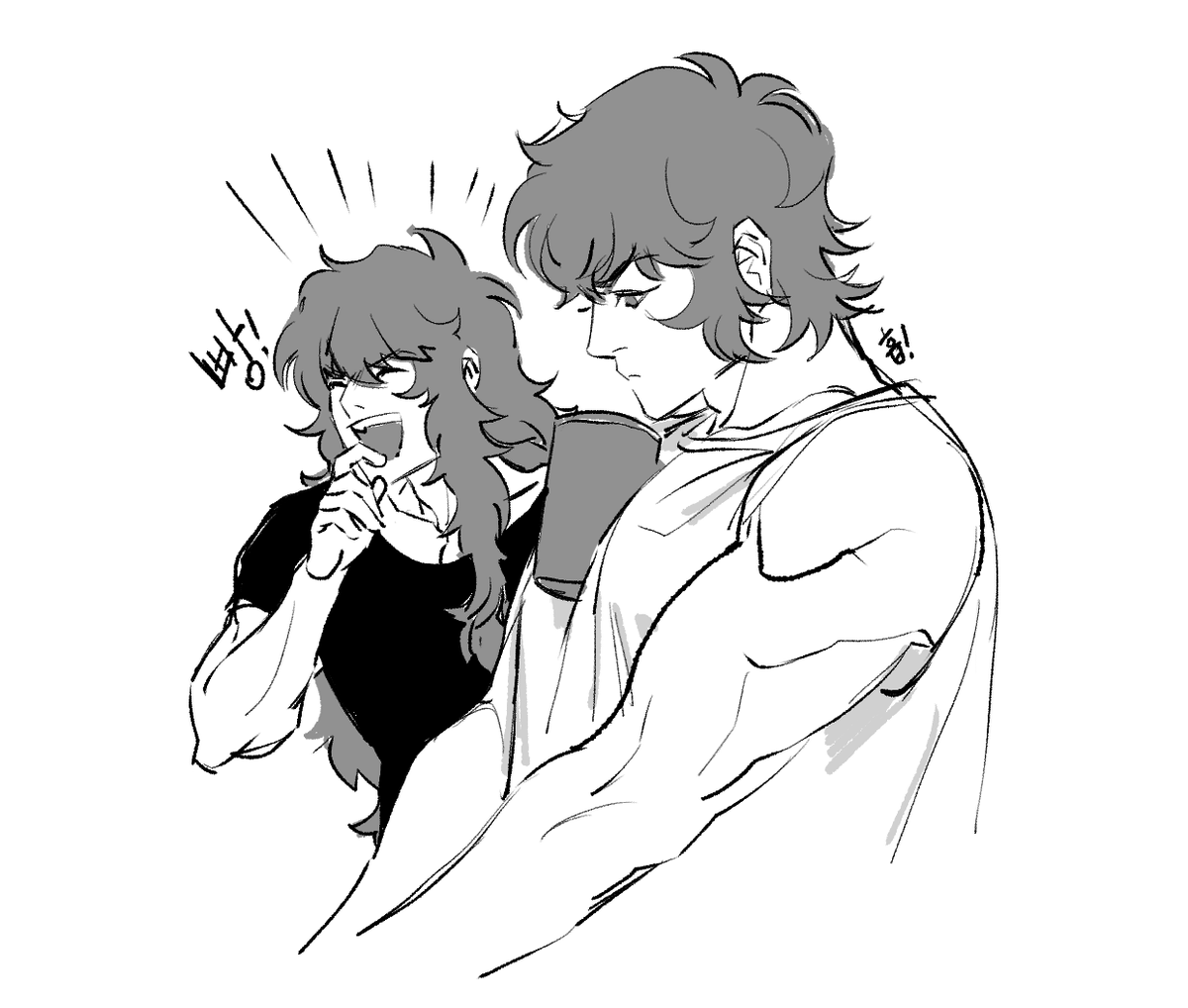 뉴스 확인하러 함씩 들어오긴 하지만.. 가뭄에 콩 나듯 뭔갈 그리긴 합니다