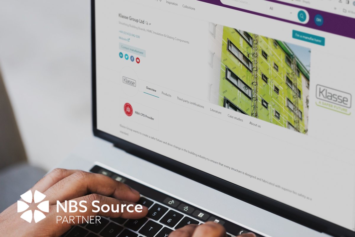 NBS Source makes specifying Klasse products easy

Klasse products are available on NBS Source, making it simple to find and specify the right solutions for your projects

With NBS, you can add Klasse products directly to your project

Visit our profile - nbs.fyi/kW6G44