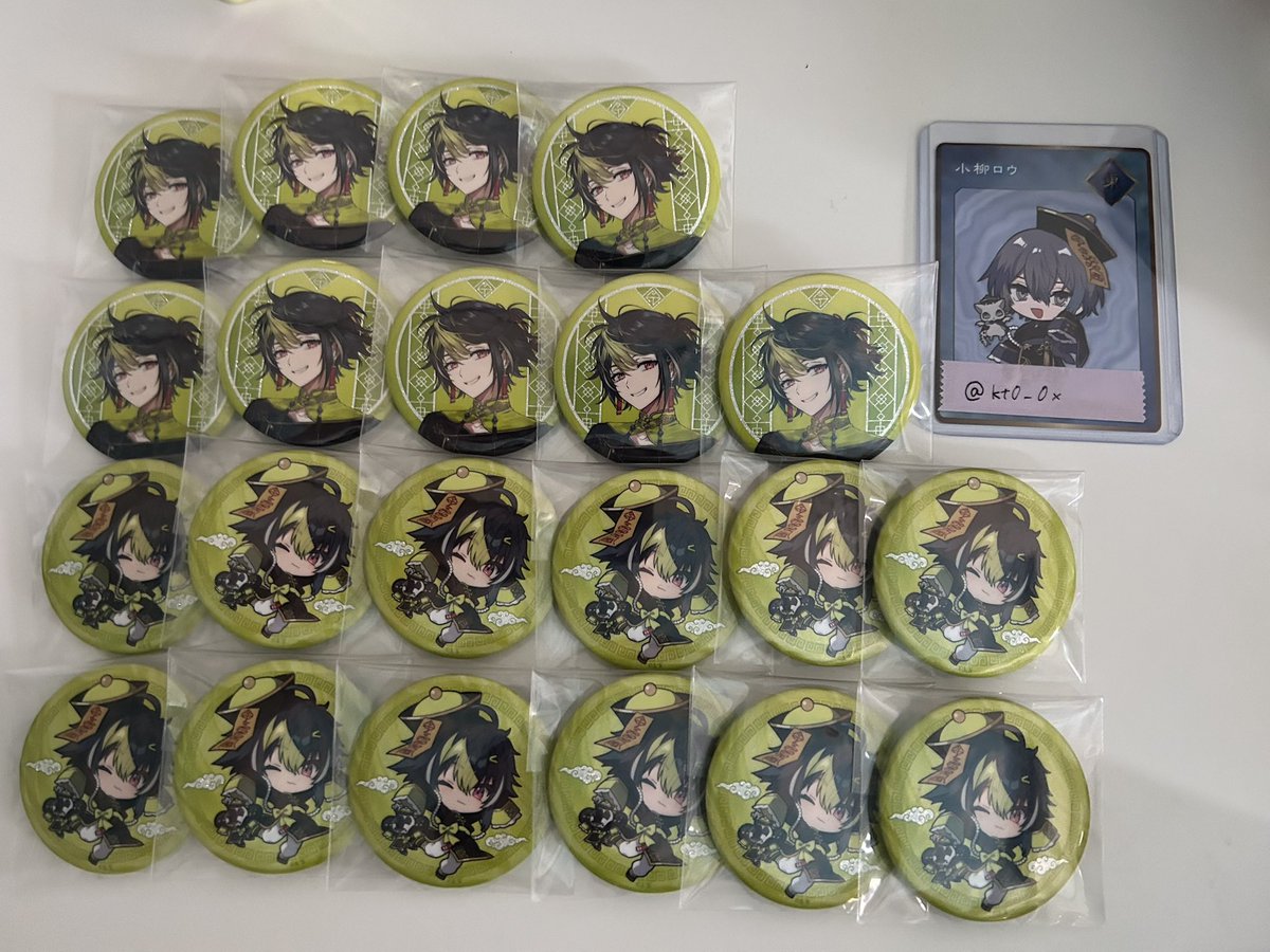 kt0_0x's tweet photo. 【交換】 にじさんじ Dytica ディティカ  2ndAnniversary 2周年 缶バッジ

求:👻🔪等身、SD

譲:画像↓

ෆ等身>>SD
ෆ検索からでもお気軽にお声掛けください💭 https://t.co/LmbA174SKV