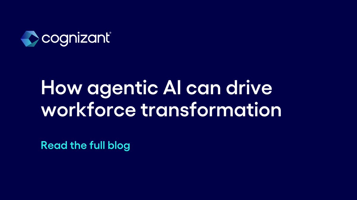 Daniel Vas (@d_vas_cognizant) on Twitter photo Discover how #AgenticAI is driving workforce transformation. In a new <a href="/wef/">World Economic Forum</a> blog, Cognizant’s Anurag Sinha explores how AI is shaping #EdTech, training & the future of work. Read it here: cogniz.at/4jD9o8r #AI #FutureOfWork #BeCognizant Discover how #AgenticAI is driving workforce transformation. In a new <a href="/wef/">World Economic Forum</a> blog, Cognizant’s Anurag Sinha explores how AI is shaping #EdTech, training & the future of work. Read it here: cogniz.at/4jD9o8r #AI #FutureOfWork #BeCognizant
