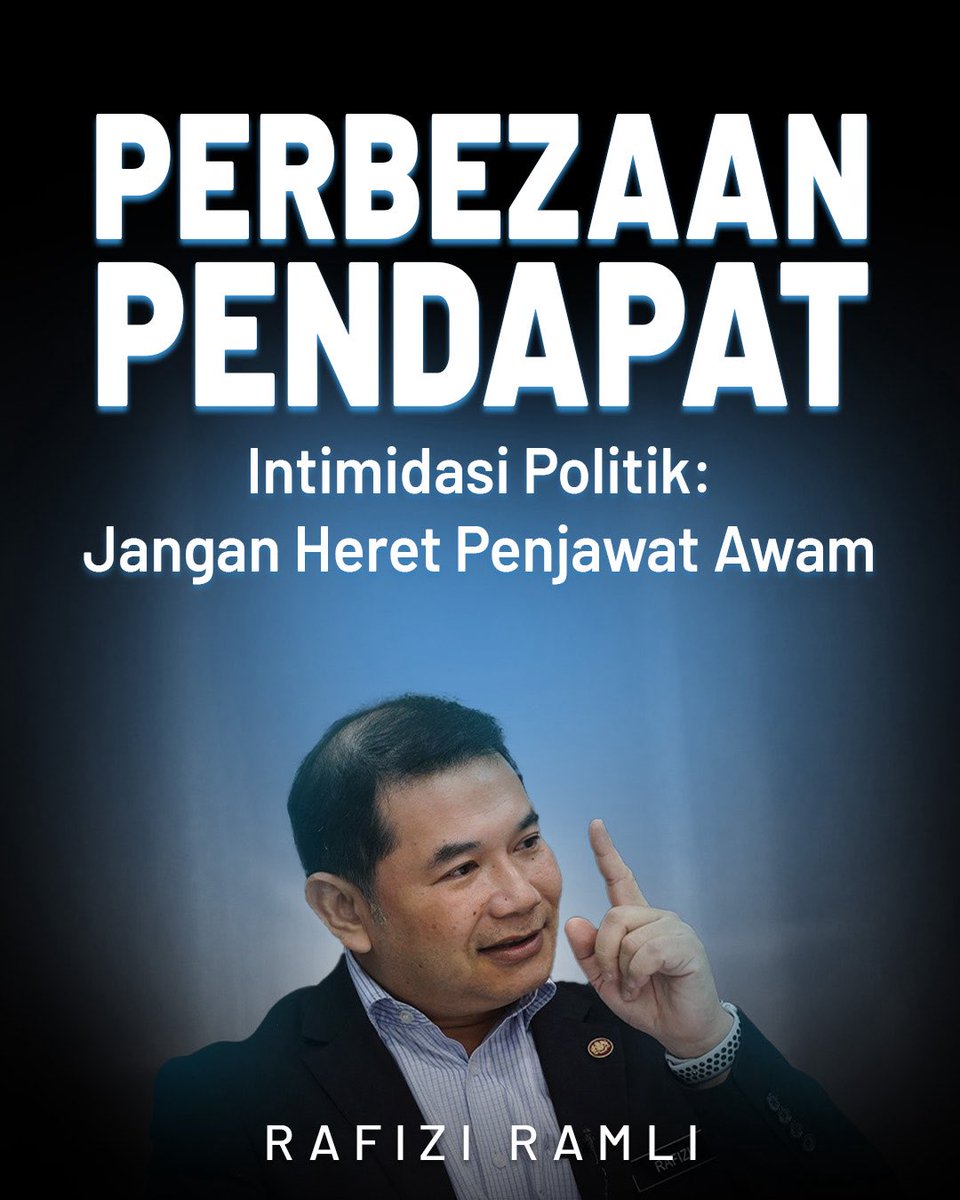 rafiziramli's tweet image. 𝘒𝘦𝘯𝘺𝘢𝘵𝘢𝘢𝘯 𝘔𝘦𝘥𝘪𝘢
𝟵 𝗝𝘂𝗻 𝟮𝟬𝟮𝟱

𝗣𝗘𝗥𝗕𝗘𝗭𝗔𝗔𝗡 𝗣𝗘𝗡𝗗𝗔𝗣𝗔𝗧:
𝗝𝗔𝗡𝗚𝗔𝗡 𝗛𝗘𝗥𝗘𝗧 𝗣𝗘𝗡𝗝𝗔𝗪𝗔𝗧 𝗔𝗪𝗔𝗠 𝗕𝗔𝗚𝗜 𝗧𝗨𝗝𝗨𝗔𝗡 𝗜𝗡𝗧𝗜𝗠𝗜𝗗𝗔𝗦𝗜

Pemilihan Parti Keadilan Rakyat (KEADILAN) 2025 yang baru berlaku mengundang pelbagai pandangan dan…
