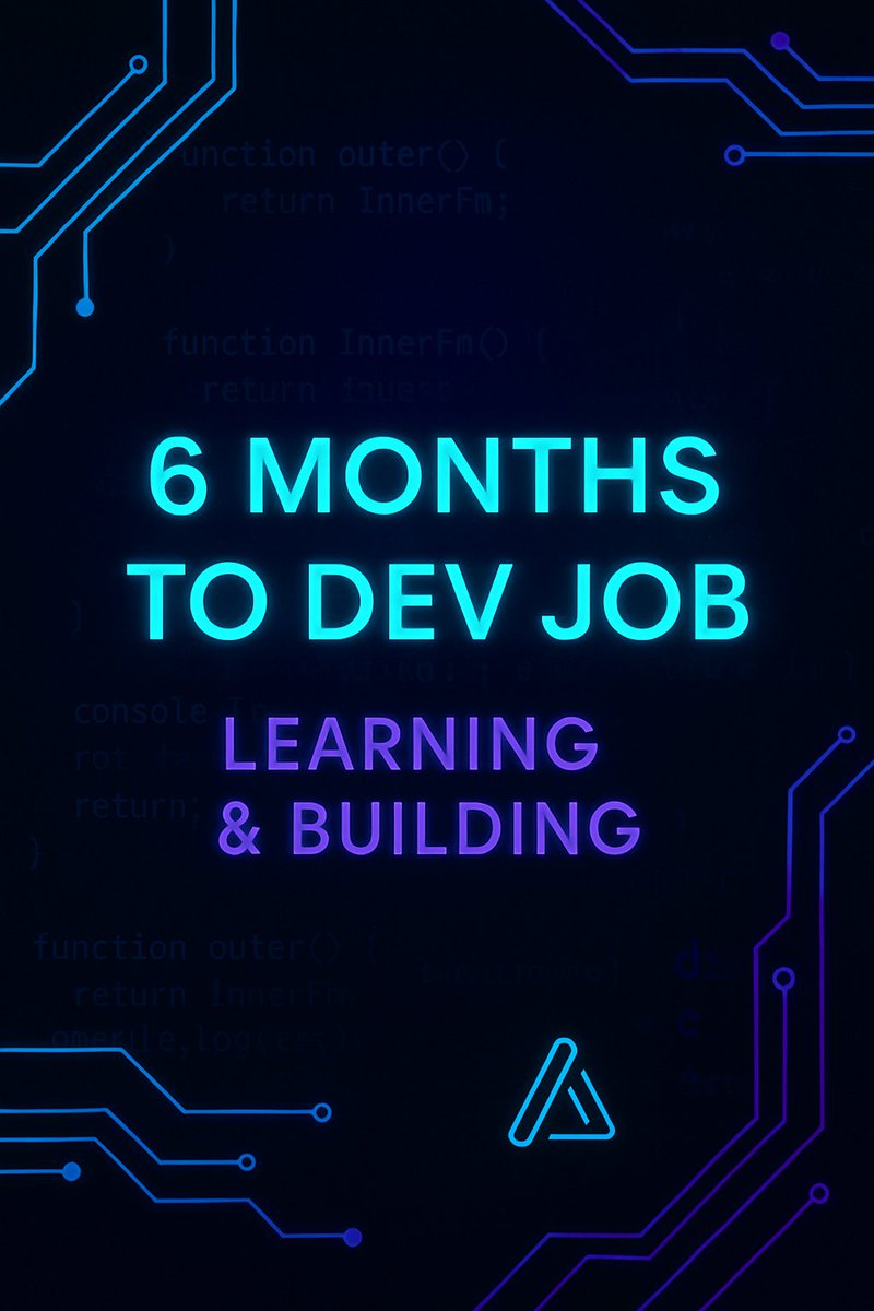 kushdotjs's tweet image. I’ve taken on a 6-month challenge:
🎯 Become a job-ready full-stack developer by January 2026.

Focusing on JavaScript, DSA &amp;amp; web dev — learning consistently, building projects, and sharing my progress along the way.

Let the journey begin! 💻🚀
#DevChallenge #BuildInPublic