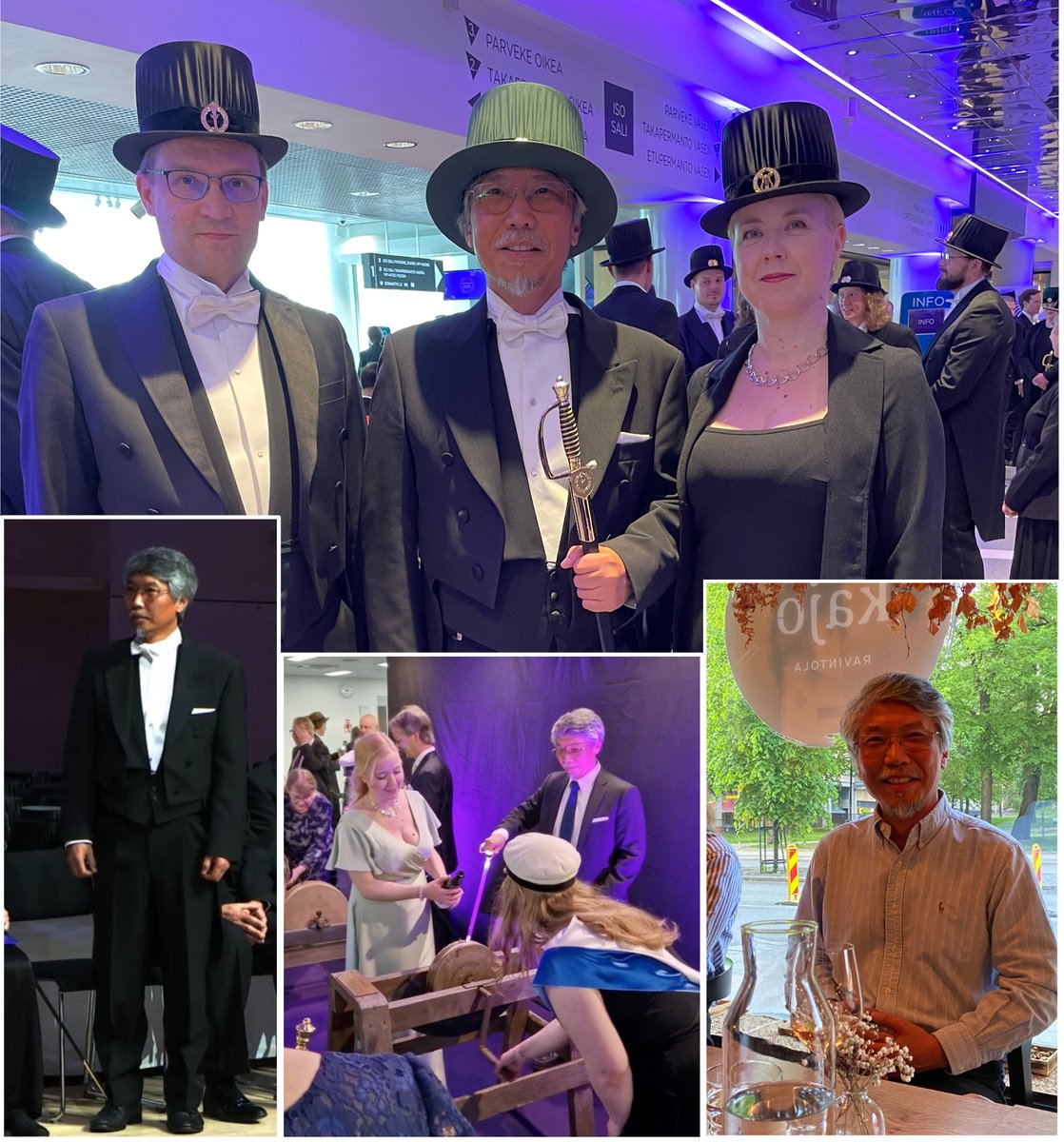 What a wonderful week it has been, celebrating the domination of our close collaborator and friend professor Wei Zhang as a honorary doctorate as well as other conferments of doctoral degree for Tampere University. ❤️Congratulations! 👏 😊 🎉