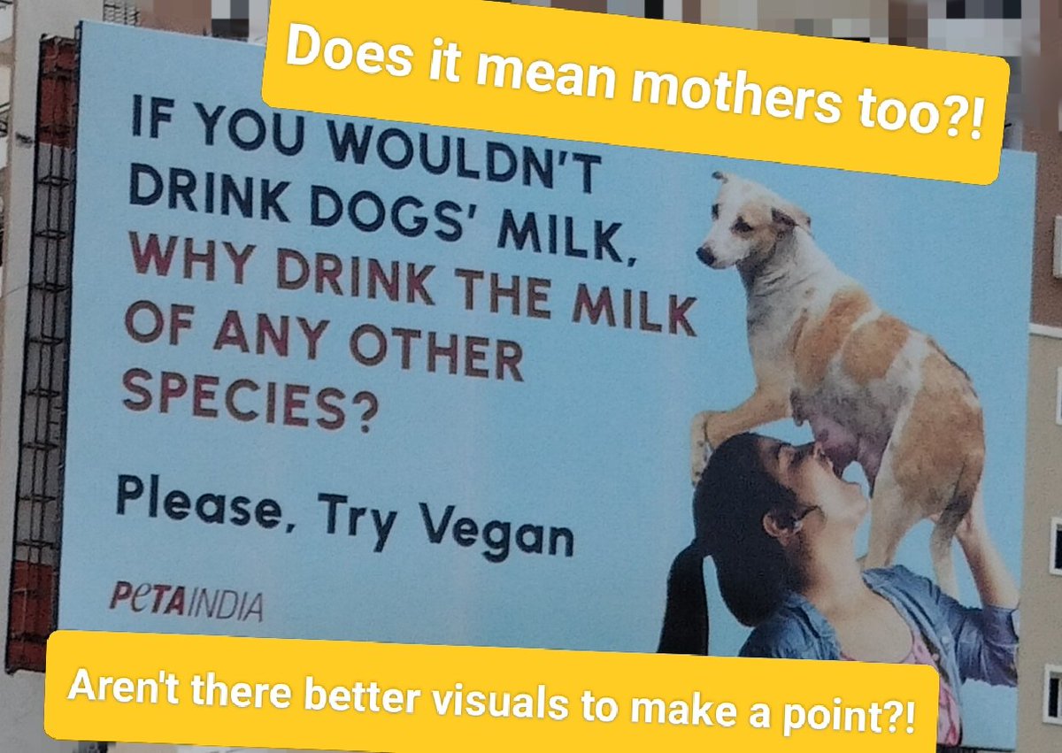Aren't there better visuals to make a point?!