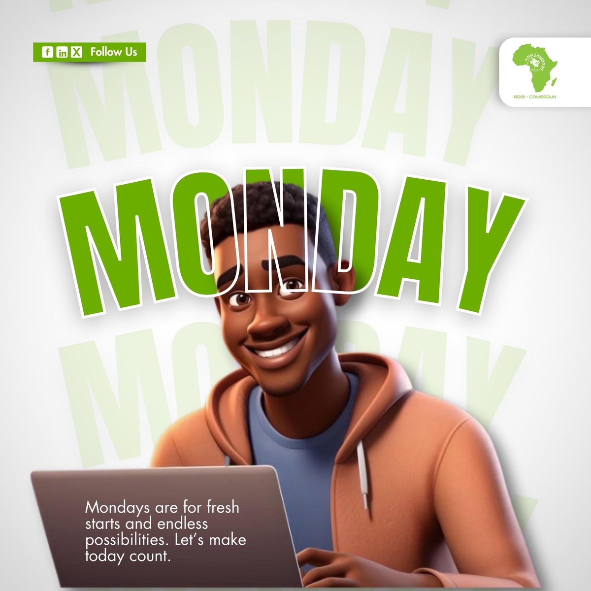 🌞 Nouveau jour, nouvelle énergie ✨
💪 Commence ta #semaine avec confiance et détermination.

🚀 Le succès t’attend, un pas à la fois.

#mondayvibes
#mondaymotivation