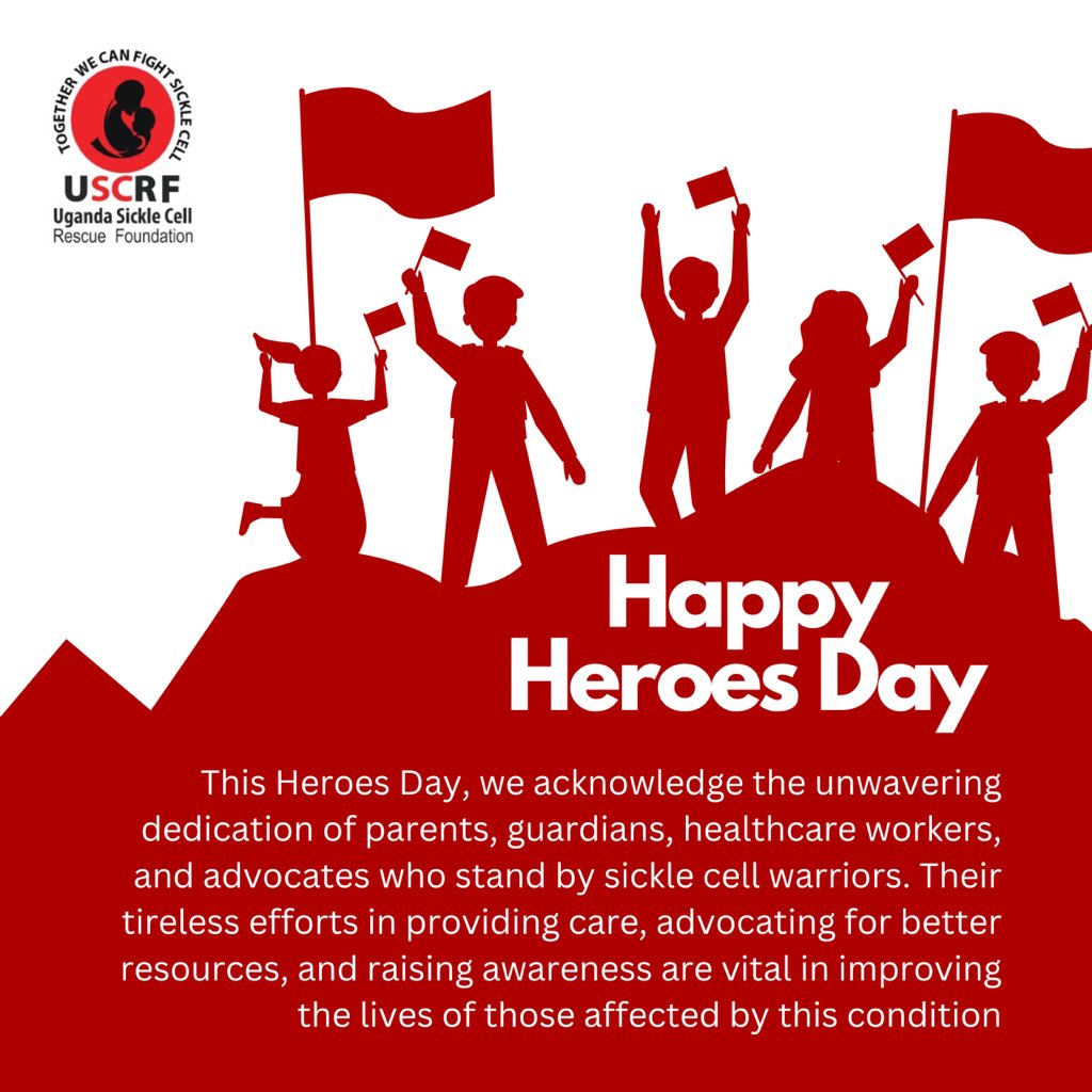 uscrfuganda's tweet photo. For the Heroes fore fronting a Sickle Cell Free World… https://t.co/nPW6iRDMpZ