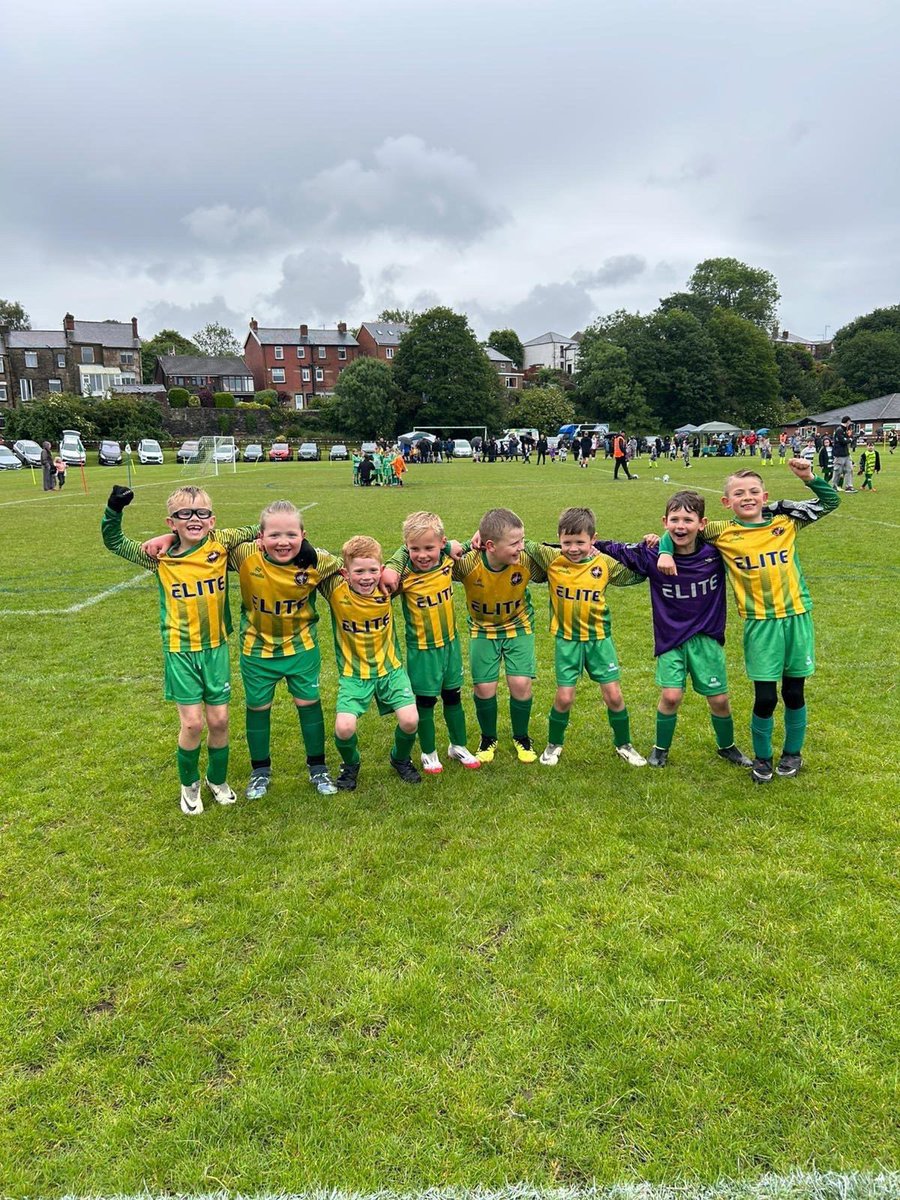 Our superstars shining with their football team, Aspull Sharks, becoming champions at Horwich St Mary’s summer football festival. We are so so proud of you all! 🏆⚽️ #acpsvision #shine